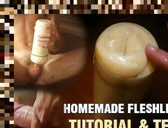 How To Make A Homemade Fleshlight / Pocket Pussy: Tutorial & Test