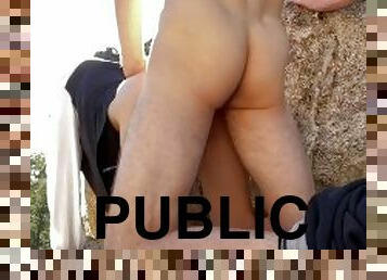 Daddy cums on me in PUBLIC