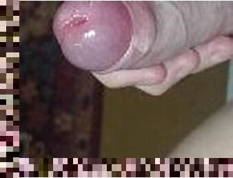 Jerking off my virgin sissy 5inche dick