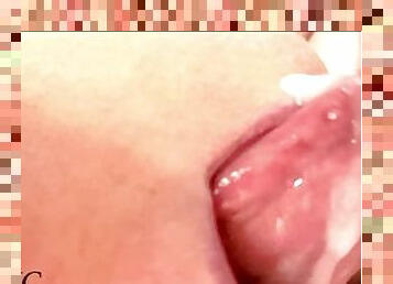 Cum drinking hotwife collection
