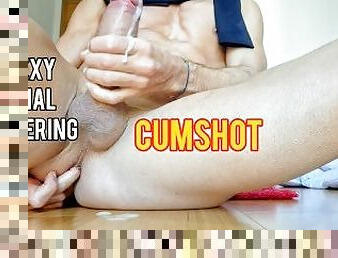 svær, onani, orgasme, amatør, anal, cumshot, fingret, cum, pikk