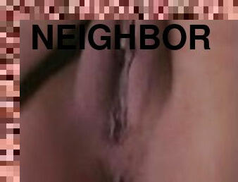 My neighbor comes and gives me anal when I get lost -Spanish