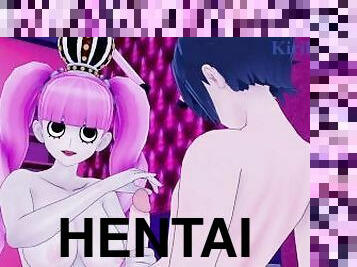 nagymell, orgazmus, dögös-macák, kilövelés, kemény, puncibaélvezés, anime, hentai, üdvöske, 3d