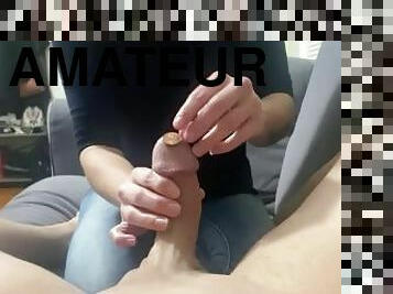 amateur, polla-enorme, pareja, primera-persona, divertido, fetichista, realidad, polla