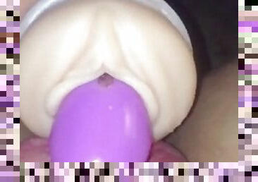 Chastity Fleshlight Tease