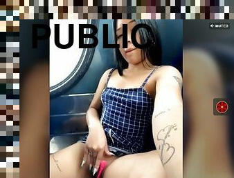 Masturbation in a public bus