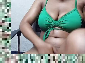 tetas-grandes, negra-ebony, negra, webcam, africano