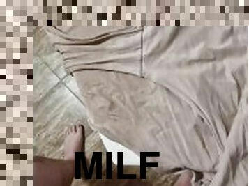 feit, onani, strømpebukse, pissing, kone, amatør, cumshot, stor-pikk, milf, bbw