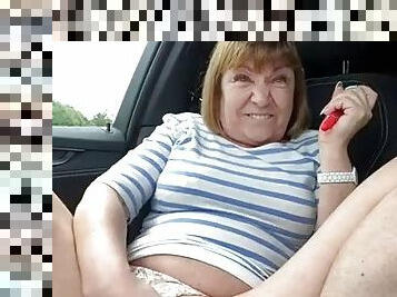 Slim British Granny - A Cock Ride
