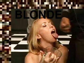 cum, blond, bukkake