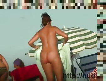 nudist, plaja