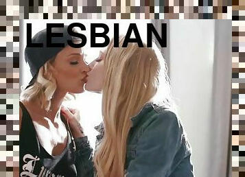 typykät, lesbo-lesbian, blondi