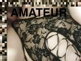 amateur, babes, negra, francés, pareja, lencería, morena, realidad