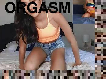 orgasm, pasarica, lesbiana, jucarie, cu-degetelul, camera-web, piciore