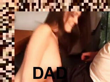 Dauther fucks dad