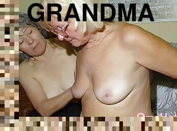 OMAHOTEL Grandmas decided to try some lesbian sex on camera - Pussy licking