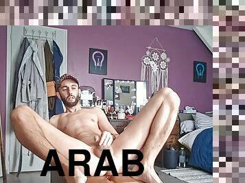 Nice cumshot from arab slut