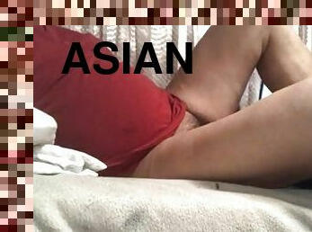 asiatisk, masturbation, amatör, mogen, cumshot, massage, ensam, filipinsk, verklighet