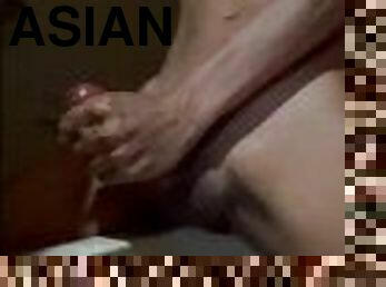 asiatic, imens-huge, masturbare-masturbation, tasnit, jet-de-sperma, gay, masturbare, sperma, toaleta, camera-web