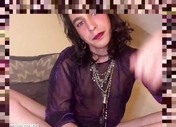 T*psy Twink Talks to you while she teases you and strips (TEASER, FULL VIDEO SOON)