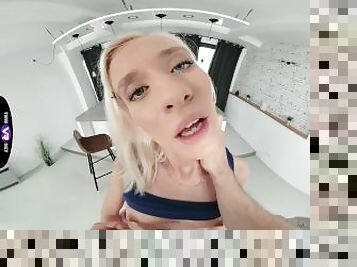 TmwVRnet - Justicia Blonde - Yummy fuck in the kitchen