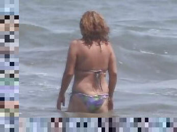 culi, amatoriali, eruzioni-di-sperma, cazzi-enormi, latini, videocamera, spiaggia, voyeur, sperma, bikini