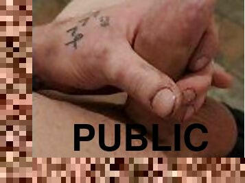 Public masturbation at work I got bored so decided to play around