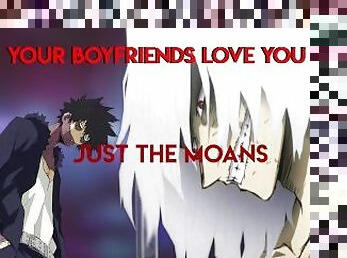 Dabi and Shigaraki Moan and Cum inside you