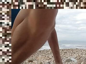 masturbation, public, maigre, amateur, énorme-bite, branlette, cam, plage, voyeur, minuscule