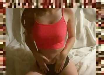 Czech girl showing her hot ass