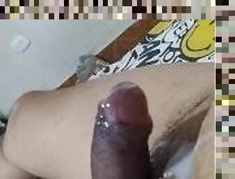 mastubasi, amatir, dewasa, cumshot-keluarnya-sperma, penis-besar, membenturkan, realitas, penis