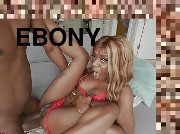 Young Ebony Sucks And Fucks