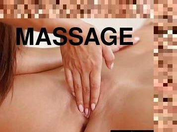 ALLGIRLMASSAGE Sexy Asian Masseuse Shows The Benefits Of A Good Pussy Massage To Jessa Rhodes