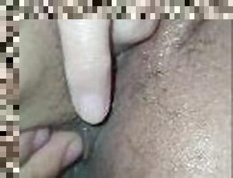 clítoris, masturbación, orgasmo, coño-pussy, squirting, esposa, casero, mamá, pareja, con-los-dedos