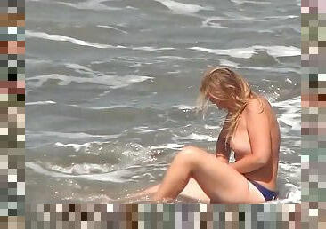 nudisti, allaperto, videocamera, spiaggia, voyeur, naturali, brunette, telecamere-nascoste