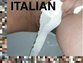 pissing, pussy, amatør, babes, milf, mamma, par, mor, italiensk, alene