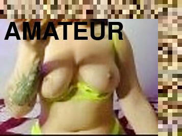 tetas-grandes, masturbación, amateur, adolescente, latino, webcam, fetichista, a-solas