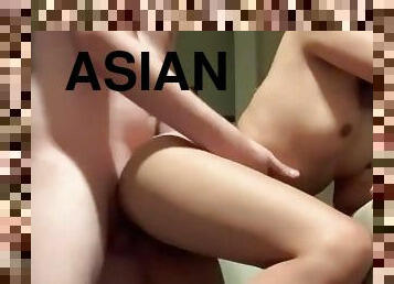 asiatiche, amatoriali, ragazze-giovani, scopate, ruvidi