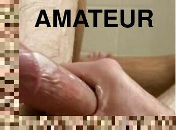 Lots of Cum Big Dick Shower Masterbation