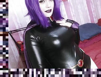 Teen Titans RAVEN - Big ass and tits - goth girl sex