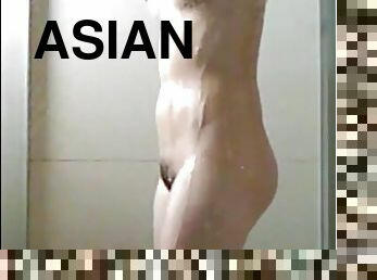 asiatiche, bagno, videocamera, voyeur, ragazza-fidanzata, doccia, telecamere-nascoste