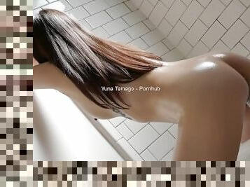 Oiled Up Dildo Ride - Yuna Tamago