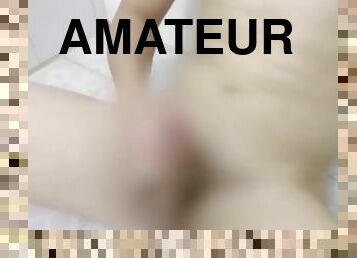 real amateur Japanese Handsome boy masturbating