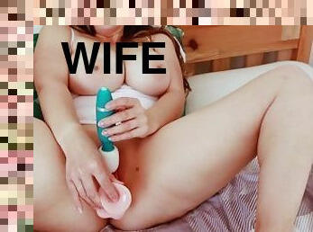 pantat, payudara-besar, mastubasi, isteri, amatir, jenis-pornografi-milf, mainan, ibu, barang-rampasan, ibu-mother