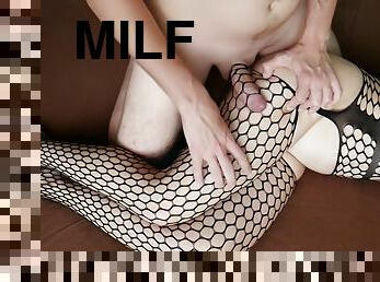 Legs Obsession - Fishnet Fucking Juice Milf With Sexy Feet