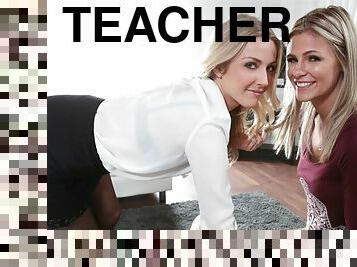 Teacher Fucks Teens - Teacher Says ""Have you two ever fucked at school?