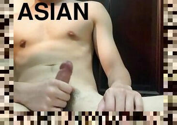 asiatic, masturbare-masturbation, amatori, jet-de-sperma, adolescenta, laba, masturbare, sperma, solo, lapte