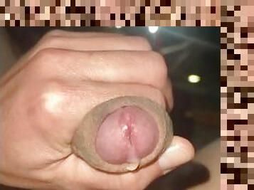 Precum getting hard