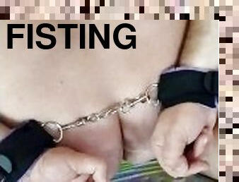 fisting, strapon, amatør, anal, legetøj, bdsm, store-sorte-skønheder, småfed, fetish, bondage