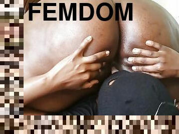 pussy, ebony, lesbisk, bbw, hore, ansiktsitting, dominans, femdom